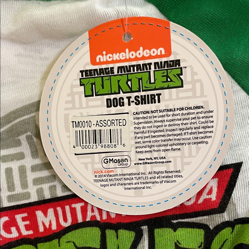 NWT Dog’s Raglan Tee - Green & White - Picture 3 of 3